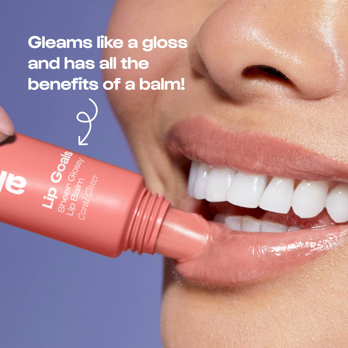 Alleyoop Lip Goals Glossy Lip Balm in Rose & Shine, view 5