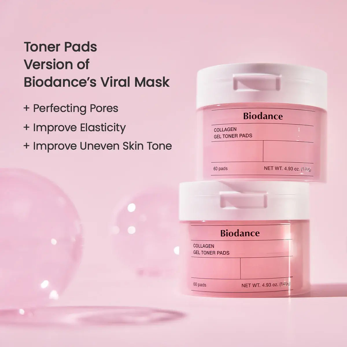 BIODANCE Collagen Gel Toner Pads, 60 pads, view 4