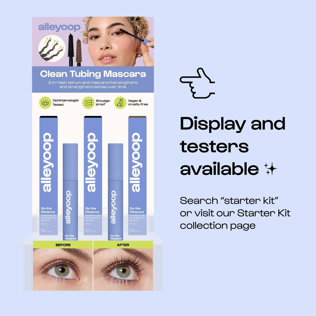 Alleyoop Go the Distance clean tubing mascara mini in black, view 3
