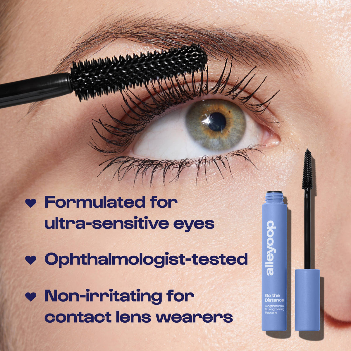 Alleyoop Go the Distance clean tubing mascara mini in black, view 5