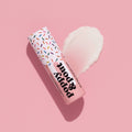 Poppy & Pout natural lip balm in Birthday Confetti Cake, eco-friendly tube