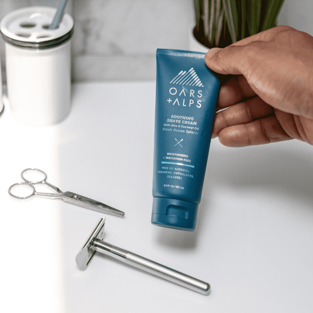 Oars + Alps Soothing Shave Cream, 3.4 fl oz, view 2