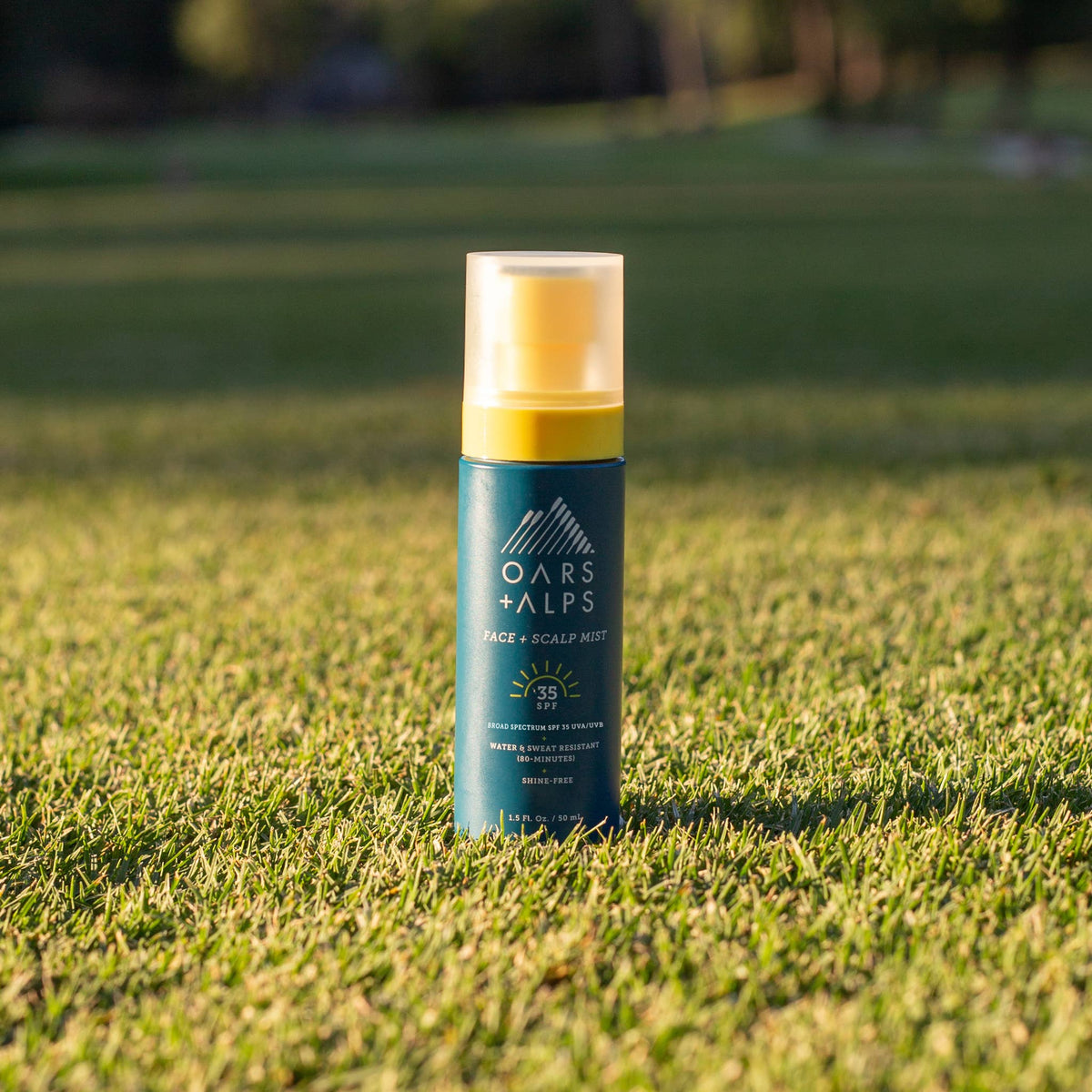 Oars + Alps Face + Scalp Mist SPF 35 spray sunscreen, 1.5 fl oz, view 3