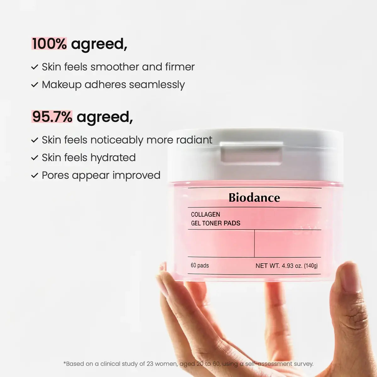 BIODANCE Collagen Gel Toner Pads, 60 pads, view 6
