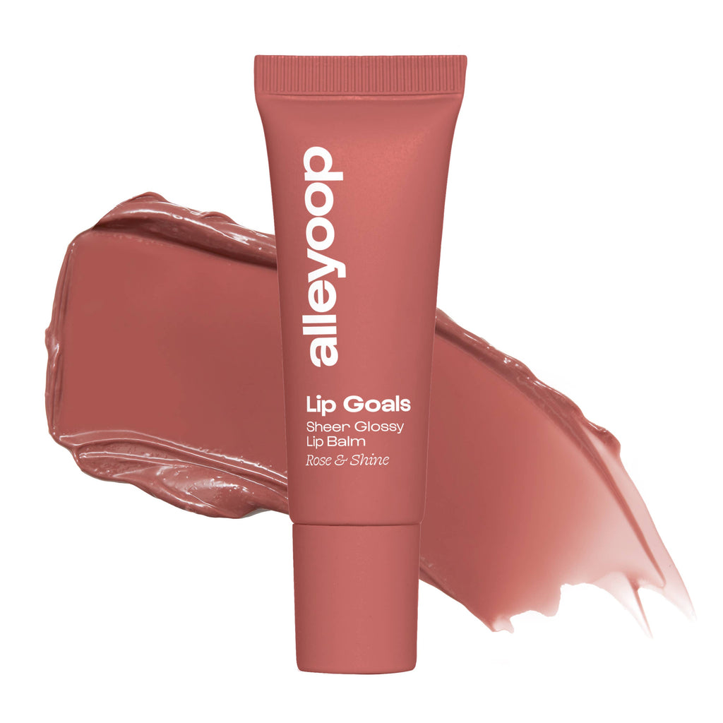Alleyoop Lip Goals Glossy Lip Balm in Rose & Shine