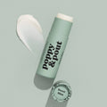 Poppy & Pout natural lip balm in Sweet Mint, eco-friendly tube
